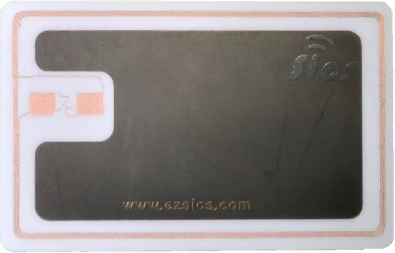 双界面配重卡中料